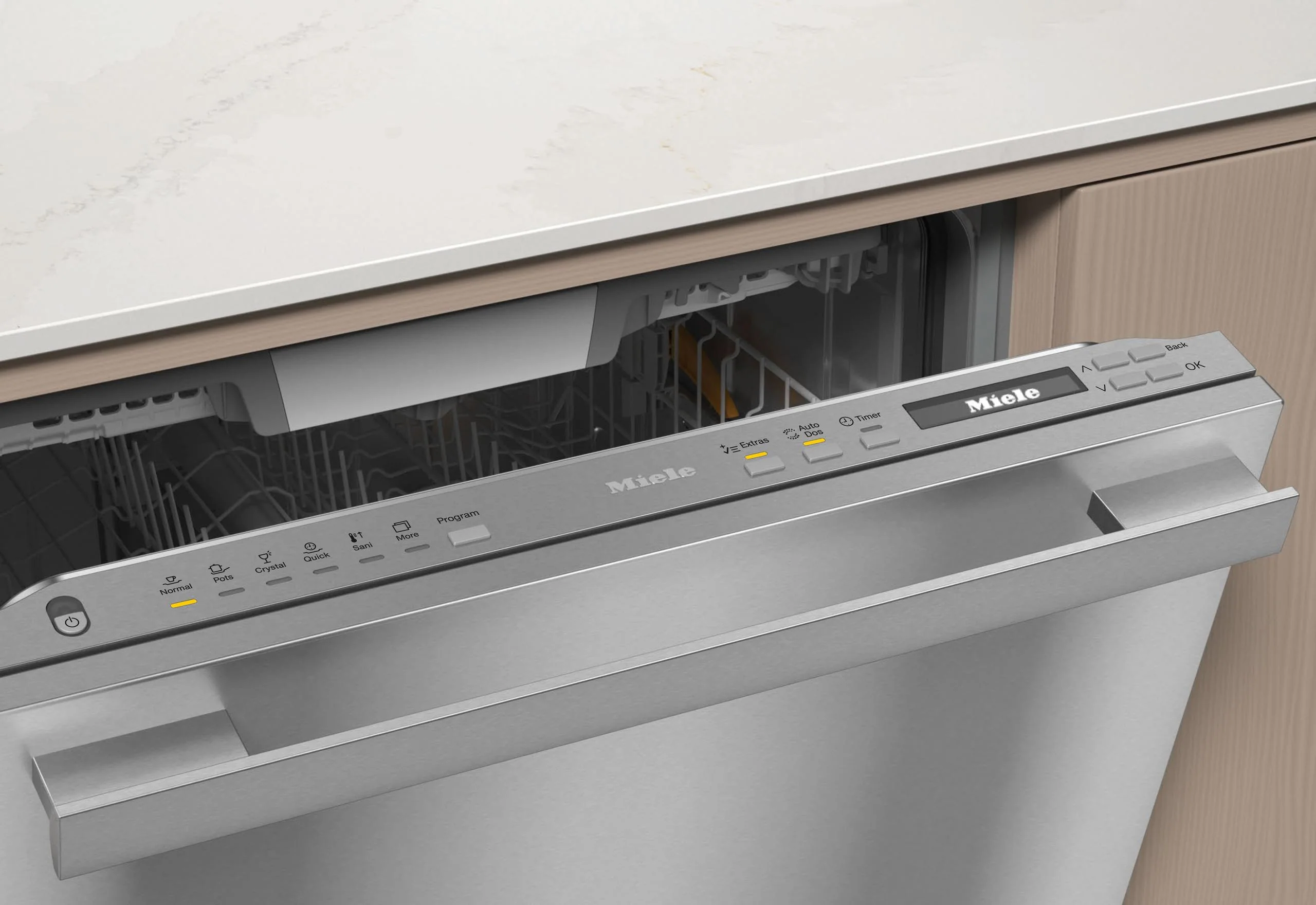 MIELE G7196SCVISF G 7196 SCVi SF AutoDos in Stainless Steel. - Fully integrated dishwashers in standard size with Automatic Dispensing thanks to AutoDos with integrated PowerDisk. in Stainless Steel - Image 2