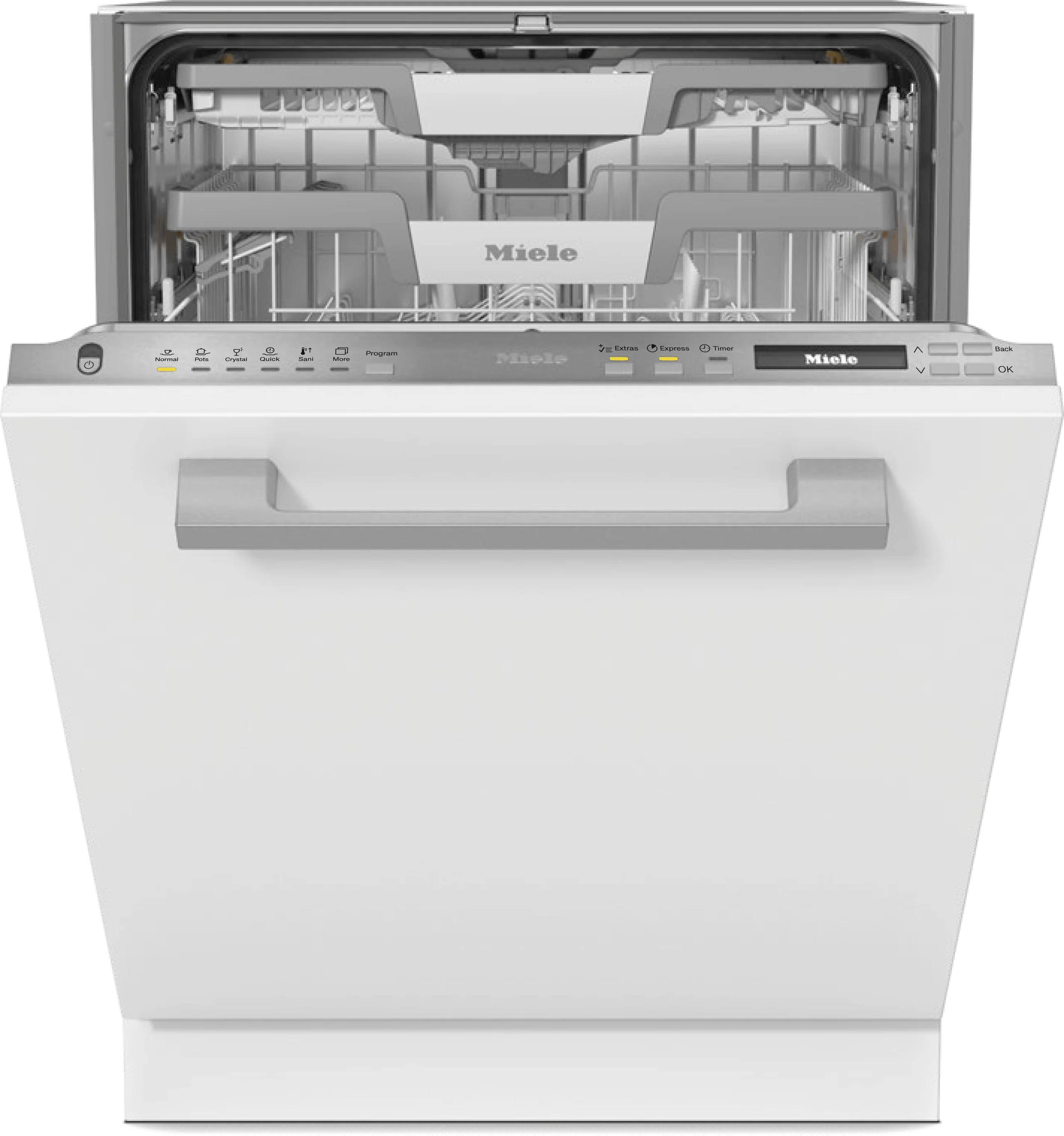 MIELE G7266SCVI G 7266 SCVi Stainless Steel. - Fully integrated dishwashers in standard size 42 dB I Cutlery tray I ExtraComfort baskets I QuickIntenseWash I Miele@home Custom Panel Ready