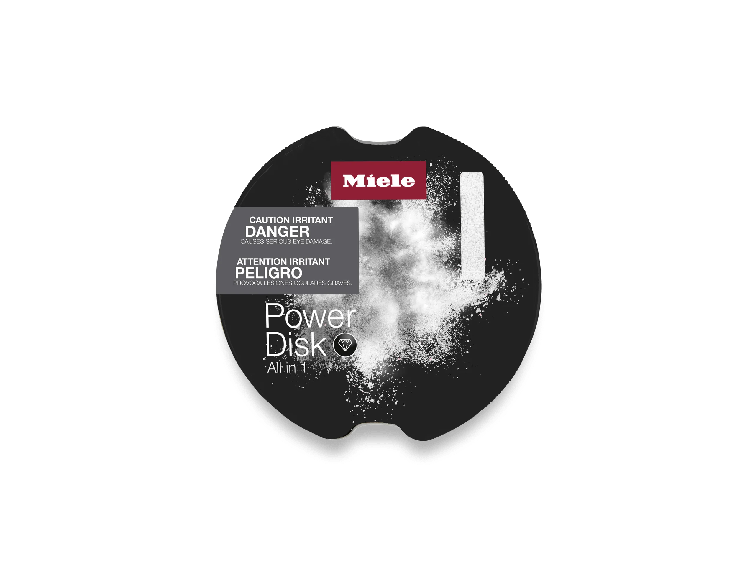 MIELE GSCL4001P PowerDisk All in 1 49.4 oz (400 g) - Dishwasher detergent for superior cleaning in dishwashers with AutoDos