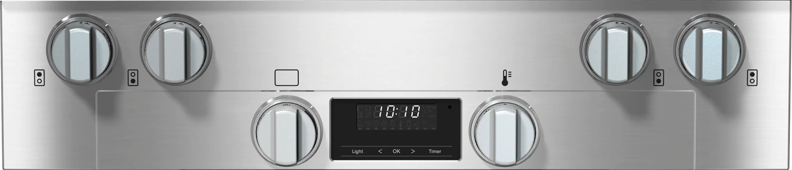MIELE HR14223I HR 1422-3 I - 30" Range Fully electric model with induction cooktop and DirectSelect controls in Stainless Steel - Image 3