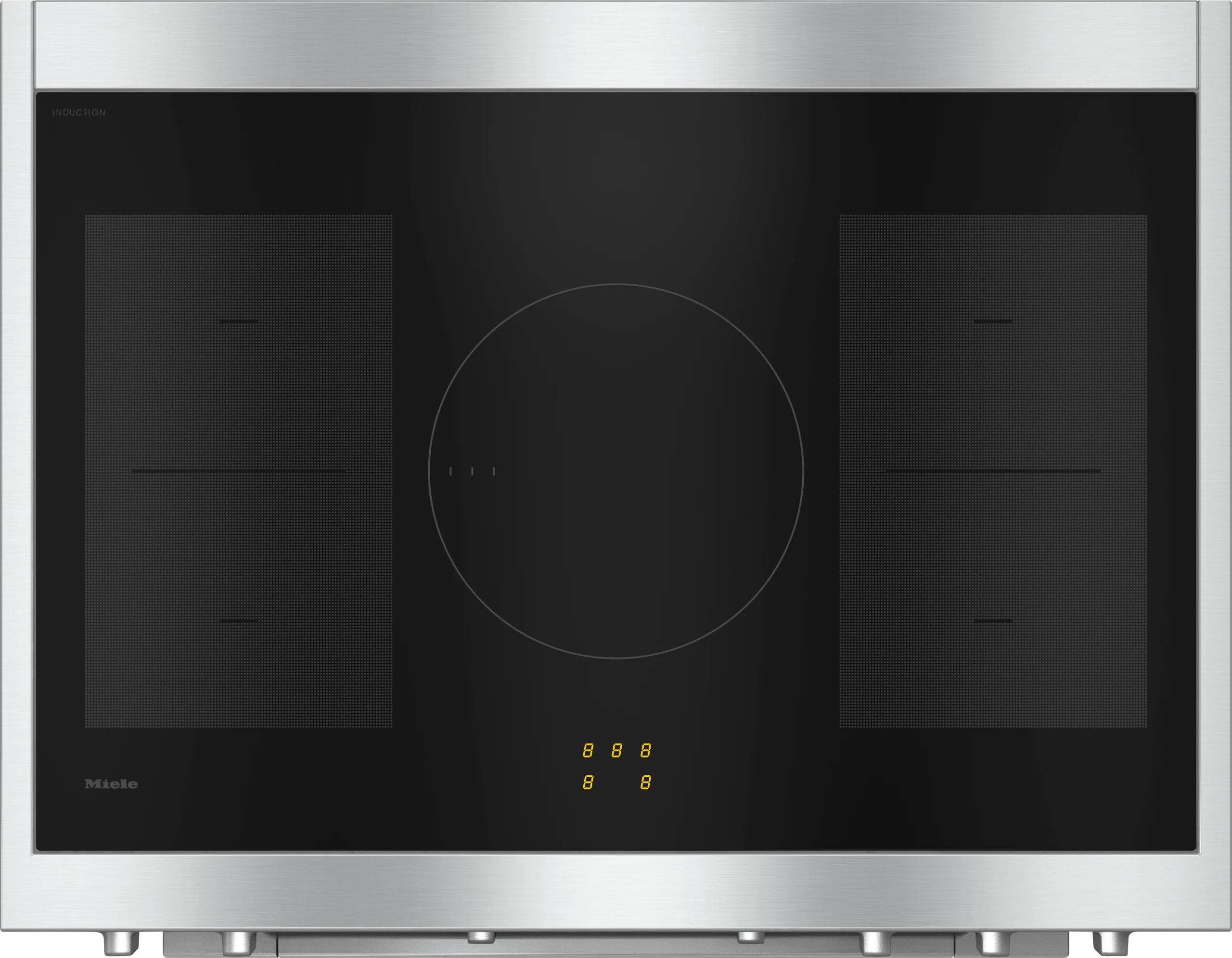 MIELE HR14323I HR 1432-3 I - 36" Range Fully electric model with induction cooktop and DirectSelect controls in Stainless Steel - Image 2