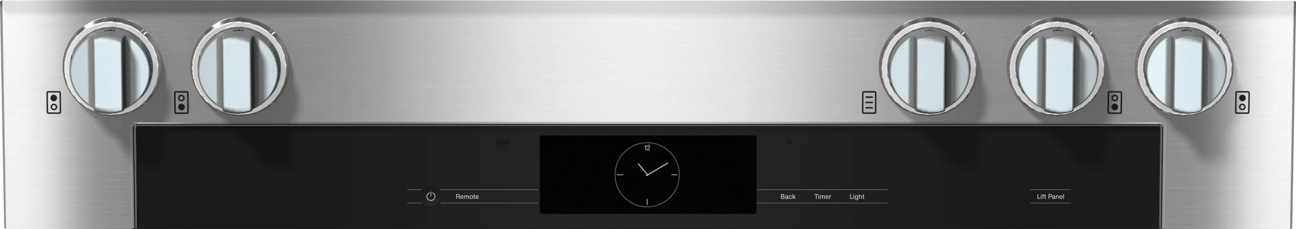 MIELE HR19353GDFGR HR 1935-3 G DF GR Clean Touch Steel - 36" Range Dual Fuel model with M Touch controls in Stainless Steel - Image 2