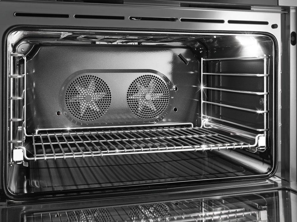 MIELE HR19353GDFGR HR 1935-3 G DF GR Clean Touch Steel - 36" Range Dual Fuel model with M Touch controls in Stainless Steel - Image 3