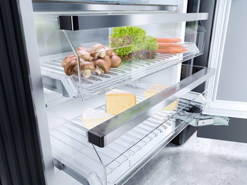 MIELE KF2802SF KF 2802 SF Stainless steel/CleanSteel - MasterCool™ fridge-freezer For high-end design and technology on a large scale. in Stainless Steel - Image 4