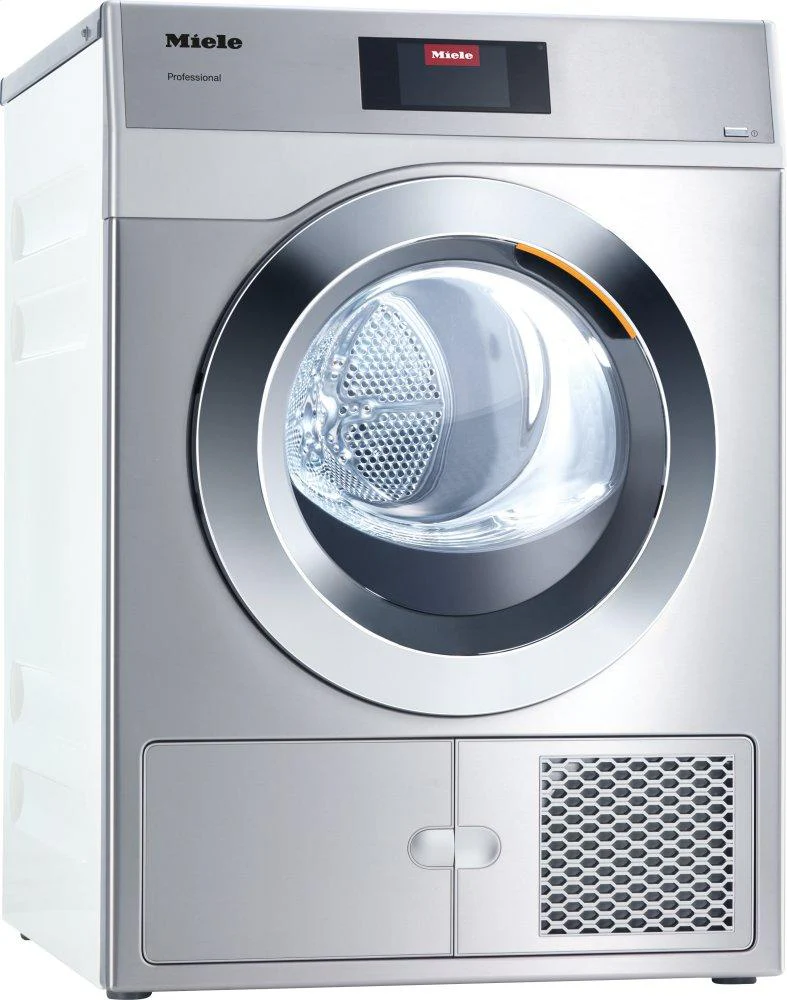 MIELE PDR908HPEL PDR 908 HP [EL] Stainless steel - Professional heat-pump dryer, Little Giants with very low energy consumption and short program runtimes. Load size 18 (8.0) lb (kg). in Stainless Steel