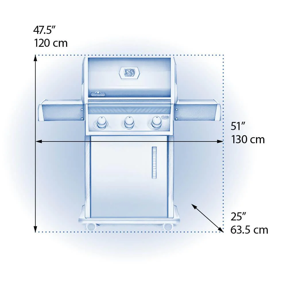 NAPOLEON BBQ R425PK1 Rogue 425 Gas Grill , Propane, Black - Image 17