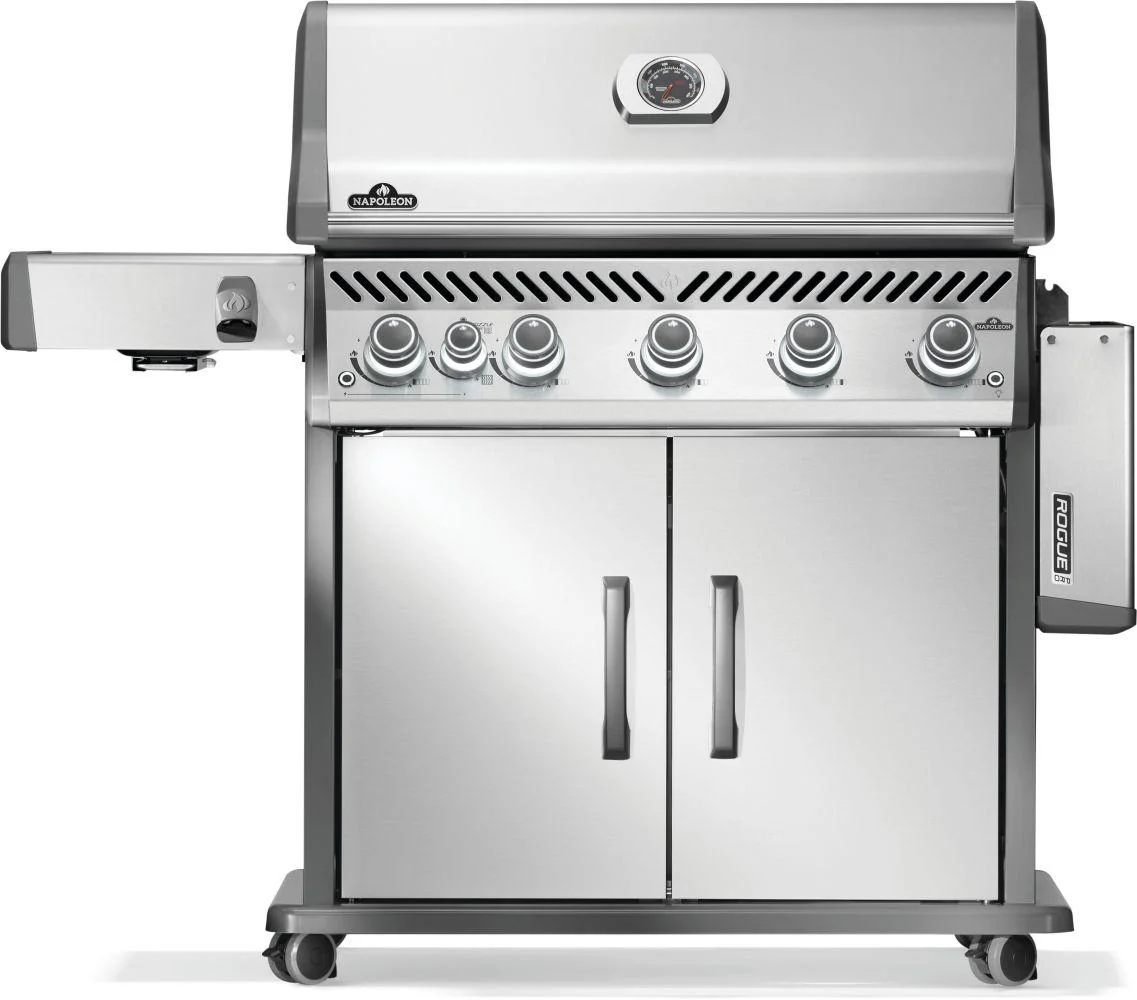NAPOLEON BBQ RP625SIBPSS2 Rogue PRO 625 SIB with Infrared Side Burner , Propane in Stainless Steel - Image 10