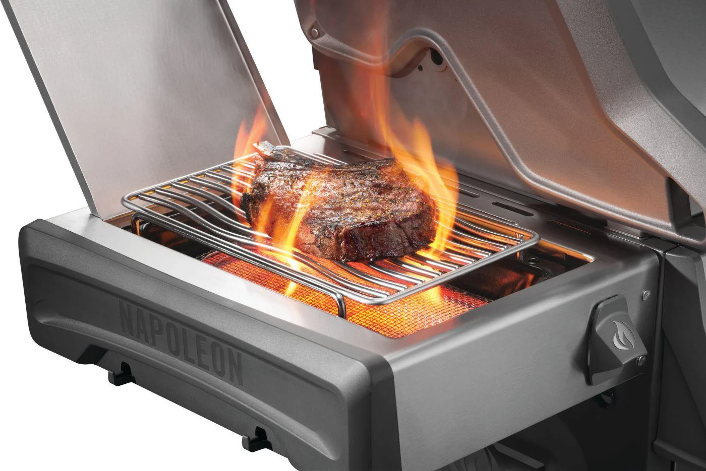 NAPOLEON BBQ RP625SIBPSS2 Rogue PRO 625 SIB with Infrared Side Burner , Propane in Stainless Steel - Image 11