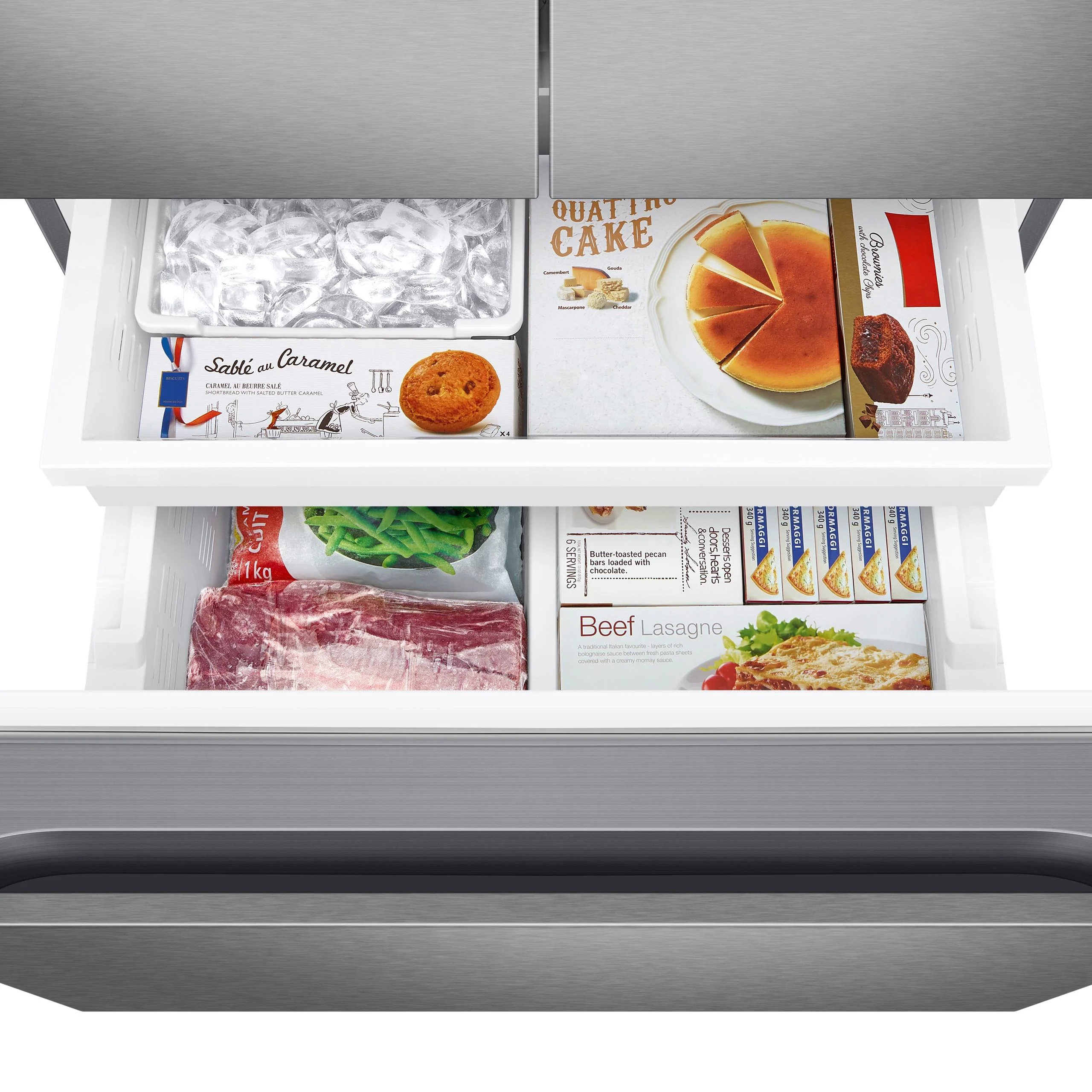 SAMSUNG RF22A4221SR 22 cu. ft. Smart 3-Door French Door Refrigerator with External Water Dispenser in Fingerprint Resistant Stainless Steel Stainless - Image 12