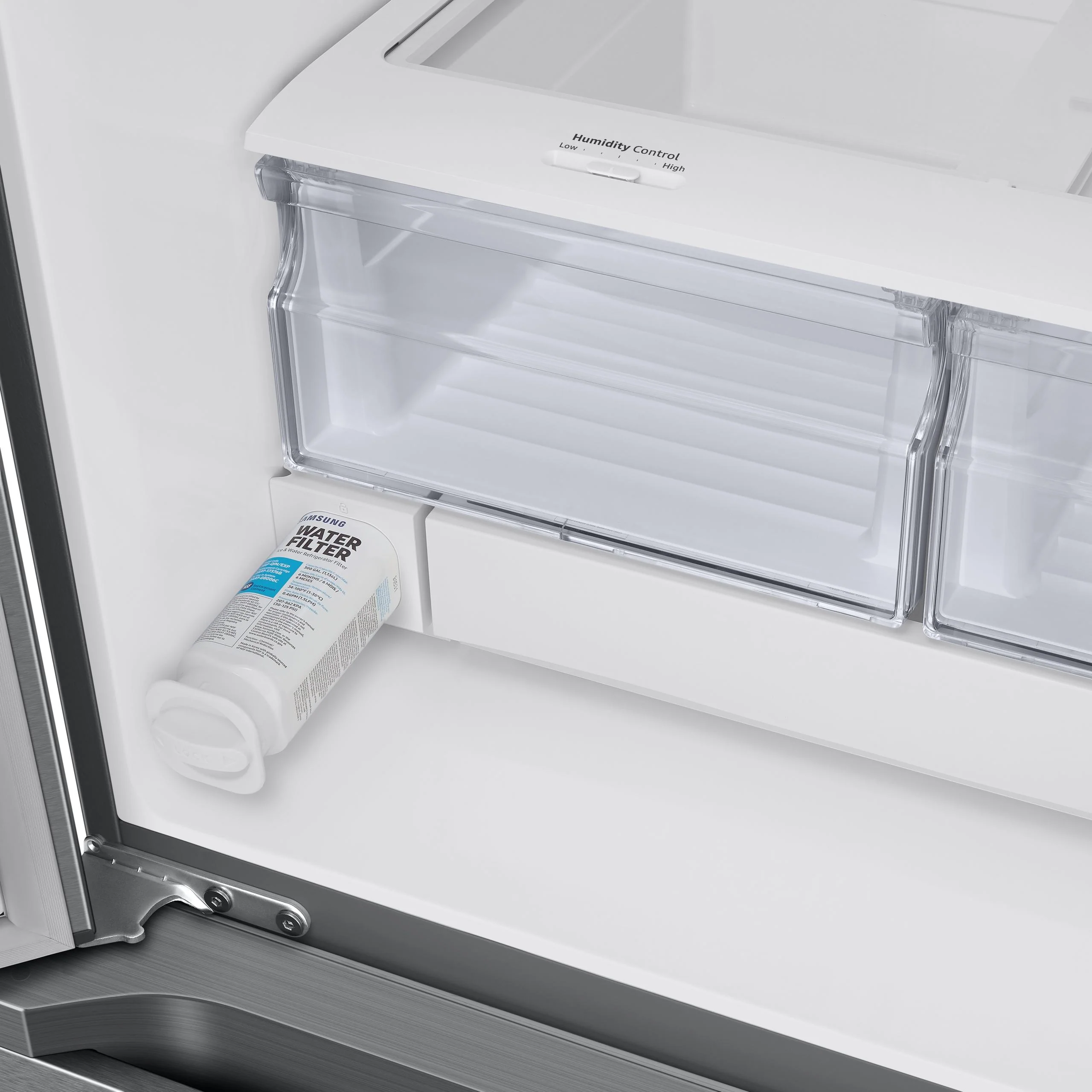 SAMSUNG RF22A4221SR 22 cu. ft. Smart 3-Door French Door Refrigerator with External Water Dispenser in Fingerprint Resistant Stainless Steel Stainless - Image 14