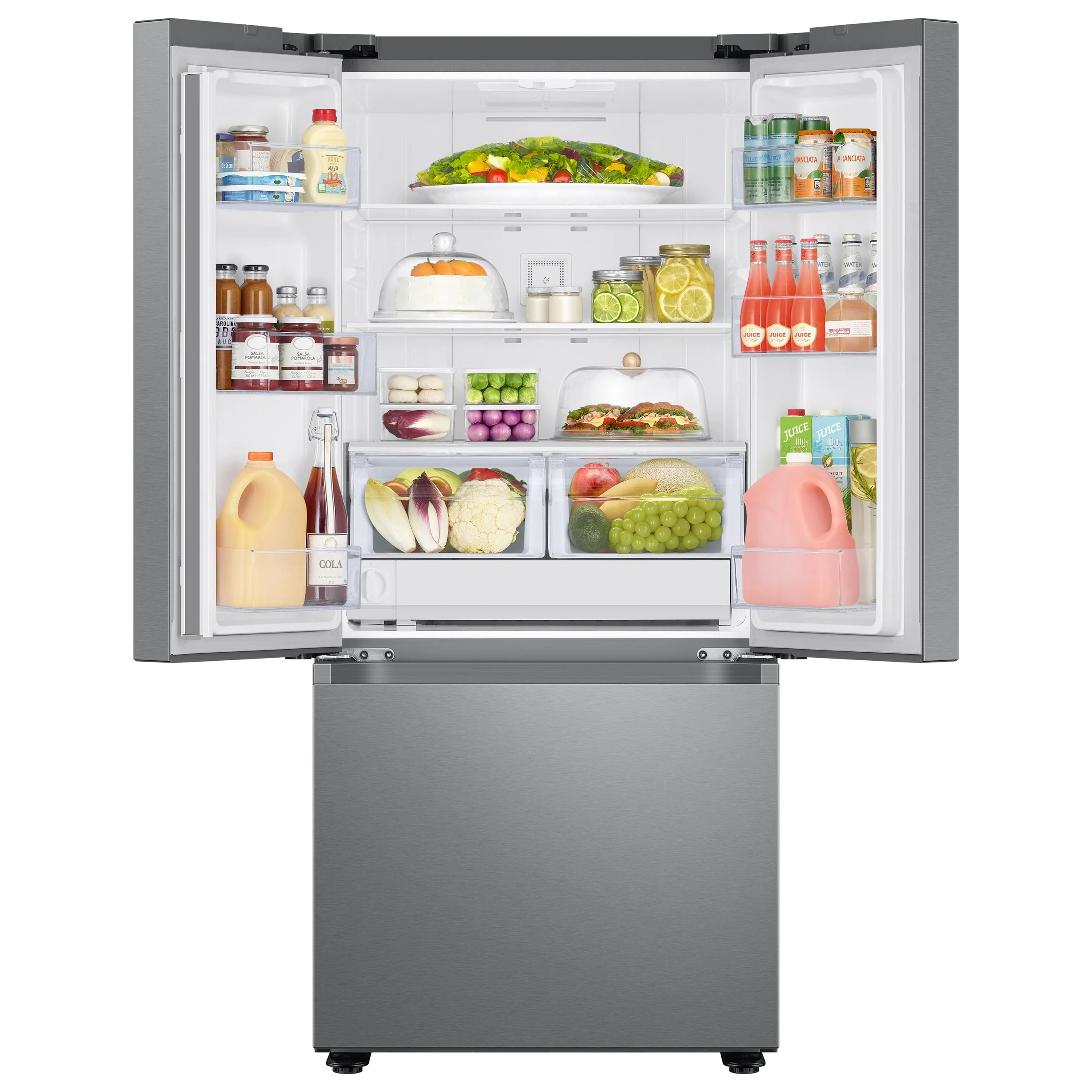 SAMSUNG RF22A4221SR 22 cu. ft. Smart 3-Door French Door Refrigerator with External Water Dispenser in Fingerprint Resistant Stainless Steel Stainless - Image 9