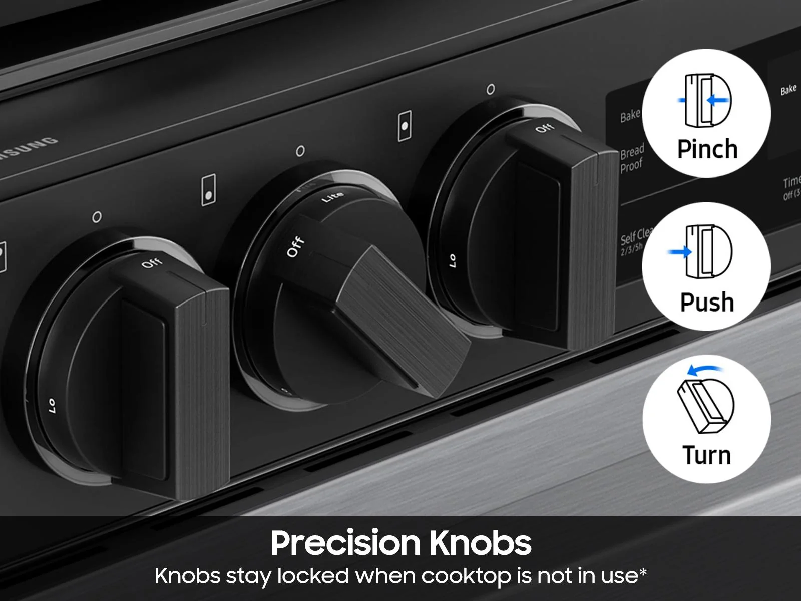 SAMSUNG NSG6DG8100SR Bespoke 6.0 cu. ft. Smart Slide-In Gas Range with Precision Knobs in Stainless Steel Stainless - Image 6
