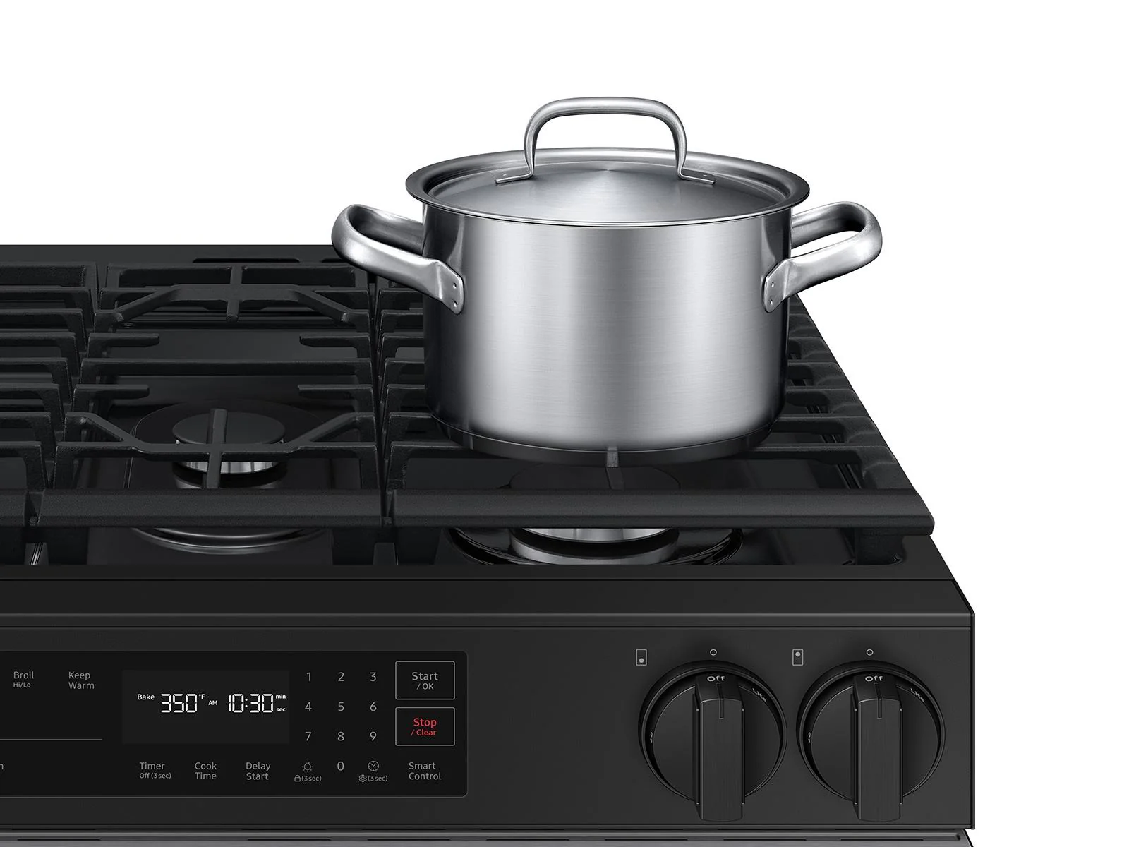 SAMSUNG NSG6DG8100SR Bespoke 6.0 cu. ft. Smart Slide-In Gas Range with Precision Knobs in Stainless Steel Stainless - Image 9