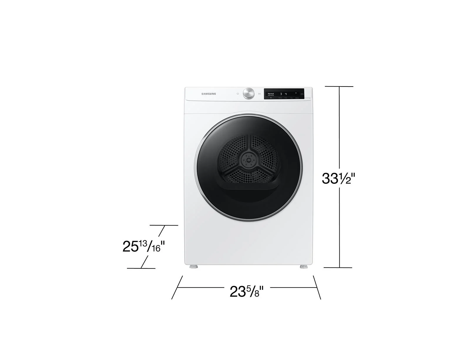 SAMSUNG DV25B6900EW 4.0 cu. ft. Electric Dryer with AI Smart Dial and Wi-Fi Connectivity in White White - Image 4