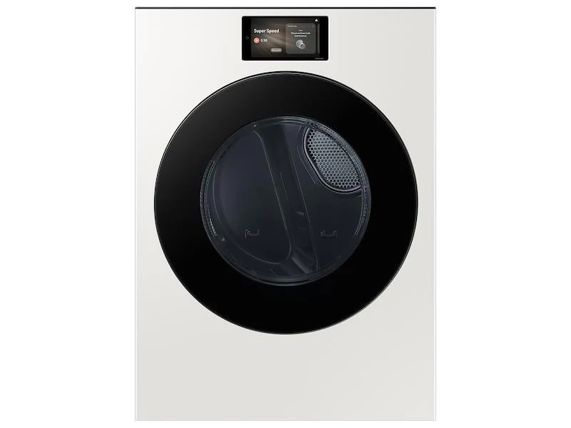 SAMSUNG DV90F53AEY 7.6 cu. ft. Bespoke AI Ultra Capacity Front Load Electric Dryer with AI Home and AI OptiDry+ in Ivory
