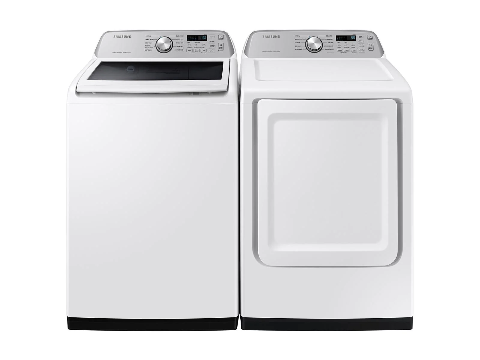 SAMSUNG DVE47CG3500W 7.4 cu. ft. Smart Electric Dryer with Sensor Dry in White - Image 4