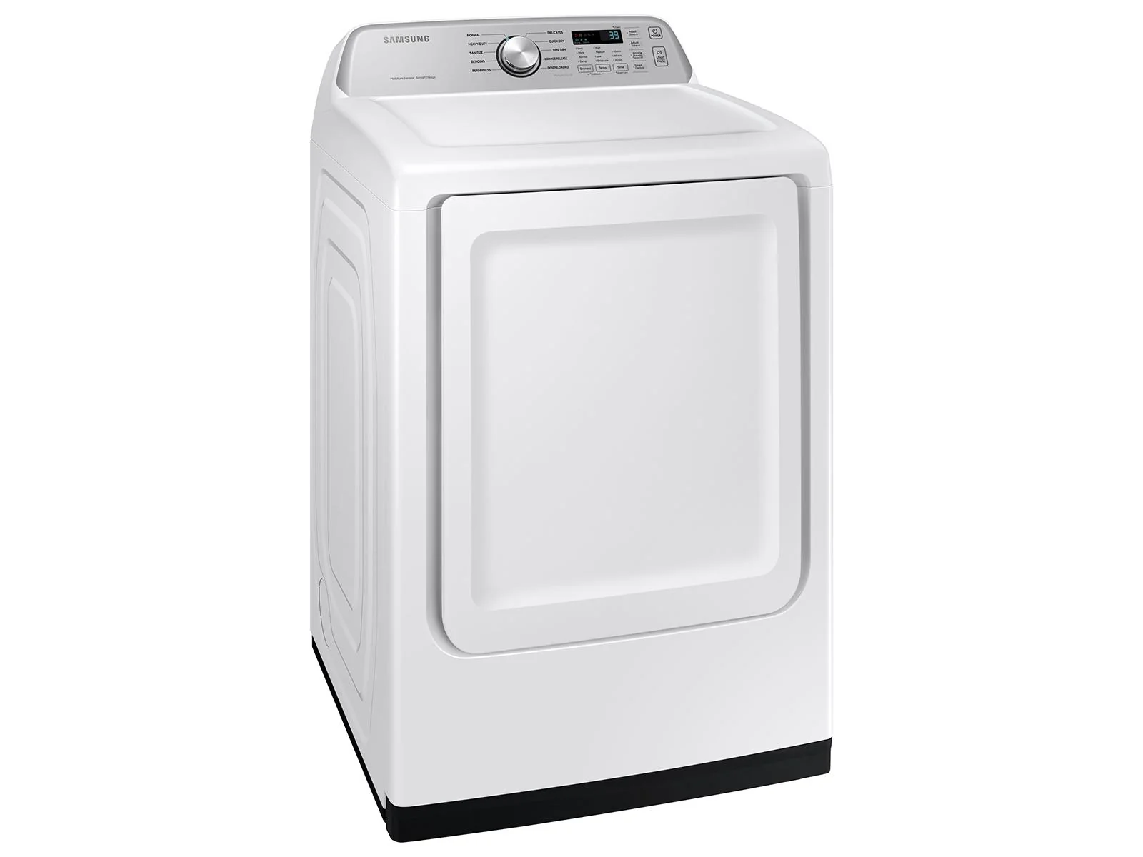 SAMSUNG DVE47CG3500W 7.4 cu. ft. Smart Electric Dryer with Sensor Dry in White - Image 7