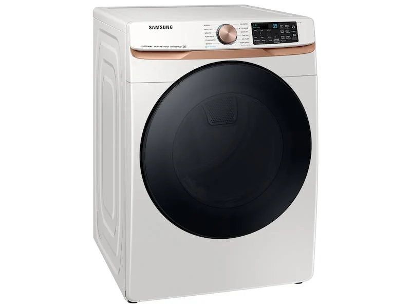 SAMSUNG DVE50BG8300E 7.5 cu. ft. Smart Electric Dryer with Steam Sanitize+ and Sensor Dry in Ivory White - Image 8