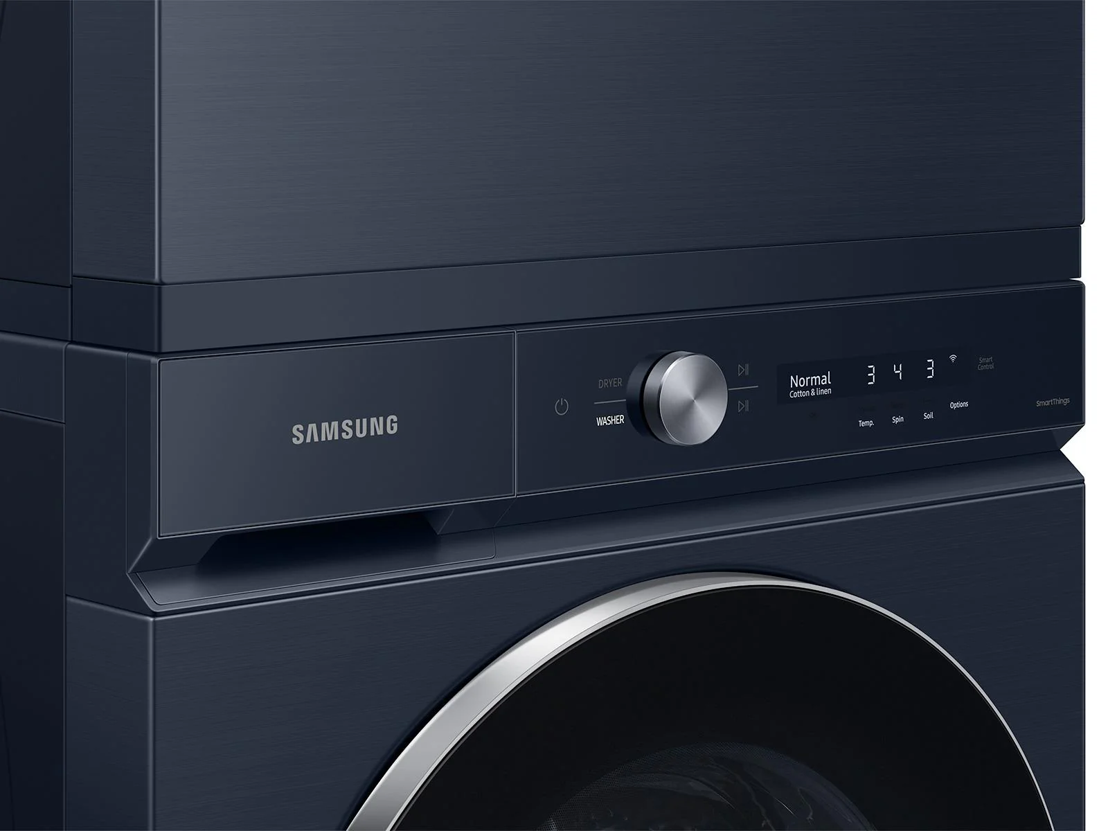SAMSUNG DVE53BB8900D Bespoke 7.6 cu. ft. Ultra Capacity Electric Dryer with AI Optimal Dry and Super Speed Dry in Brushed Navy Blue - Image 13
