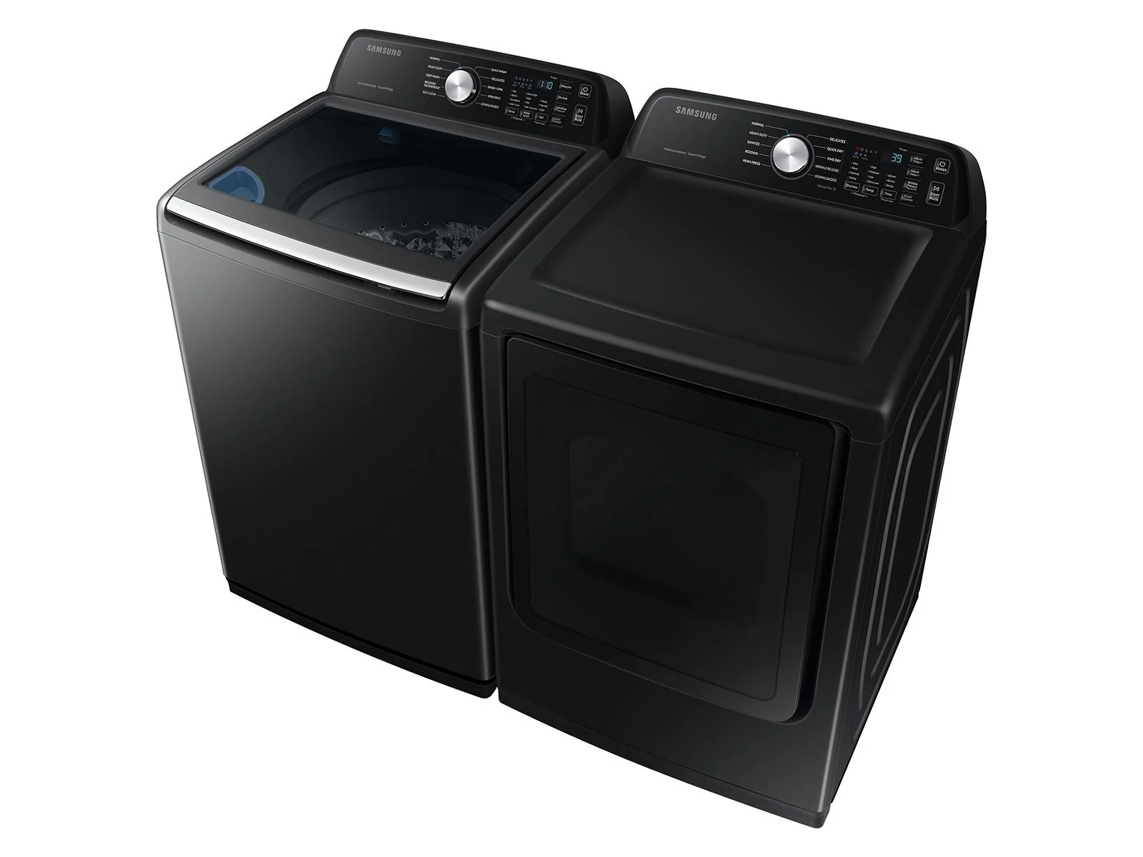 SAMSUNG DVG47CG3500V 7.4 cu. ft. Smart Gas Dryer with Sensor Dry in Brushed Black Black - Image 13