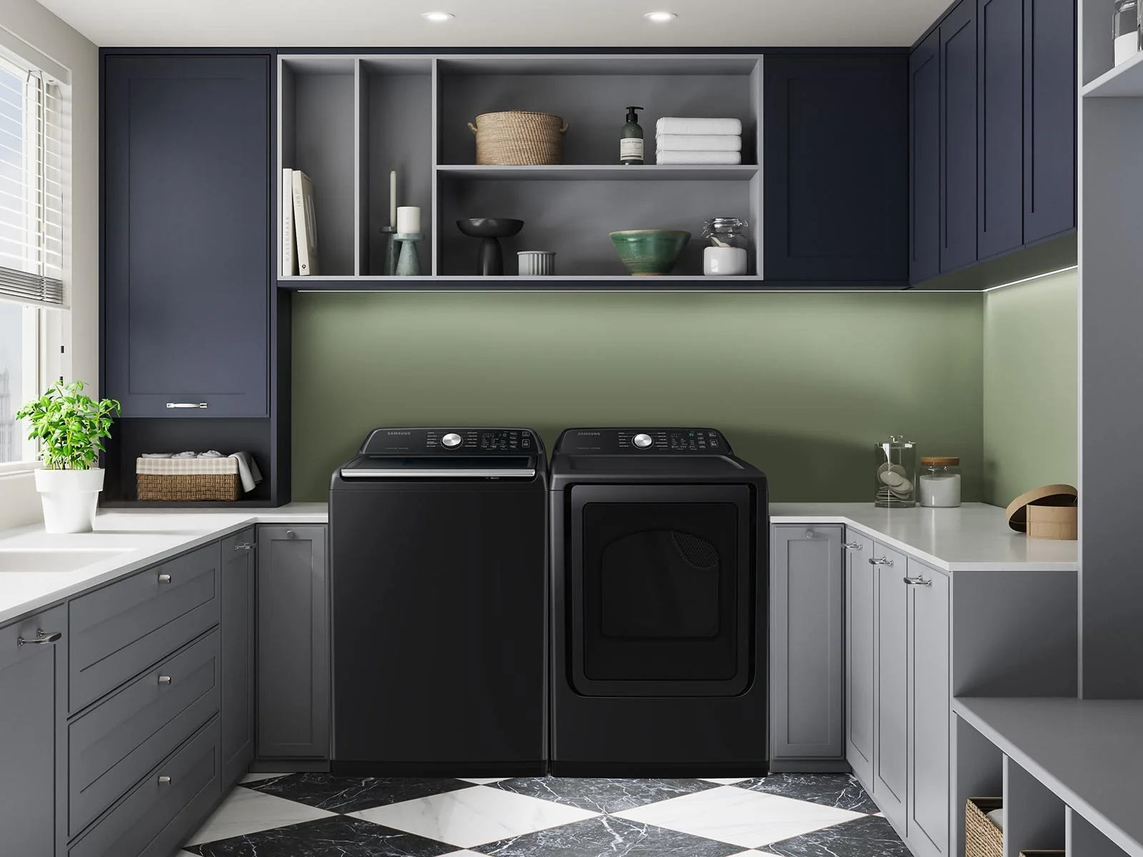 SAMSUNG DVG47CG3500V 7.4 cu. ft. Smart Gas Dryer with Sensor Dry in Brushed Black Black - Image 6