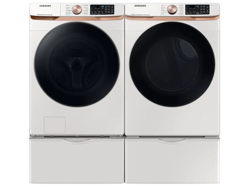 SAMSUNG DVG50BG8300E 7.5 cu. ft. Smart Gas Dryer with Steam Sanitize+ and Sensor Dry in Ivory White - Image 12