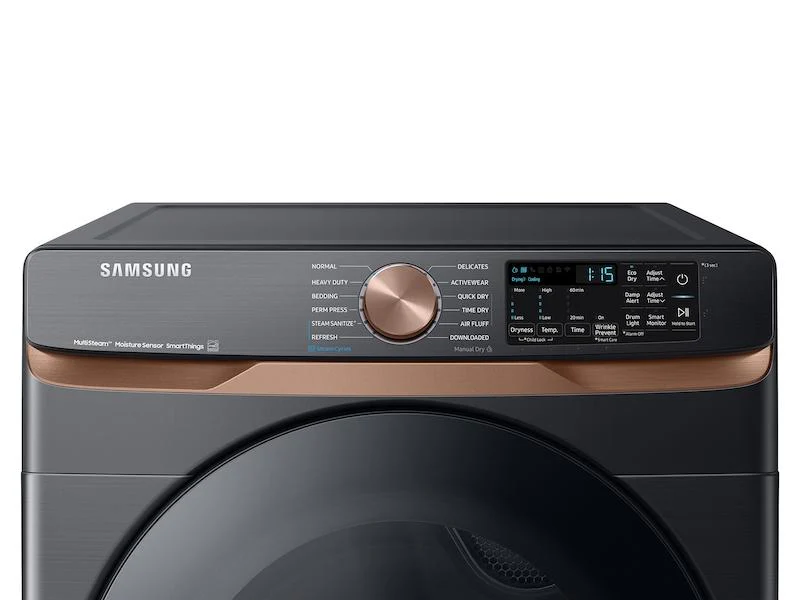 SAMSUNG DVG50BG8300V 7.5 cu. ft. Smart Gas Dryer with Steam Sanitize+ and Sensor Dry in Brushed Black - Image 7