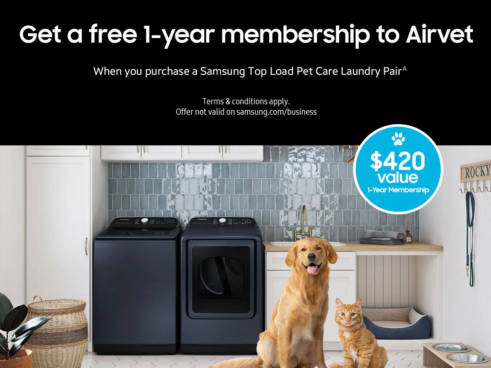 SAMSUNG DVG54CG7150D 7.4 cu. ft. Smart Gas Dryer with Pet Care Dry and Steam Sanitize+ in Brushed Navy Blue - Image 4