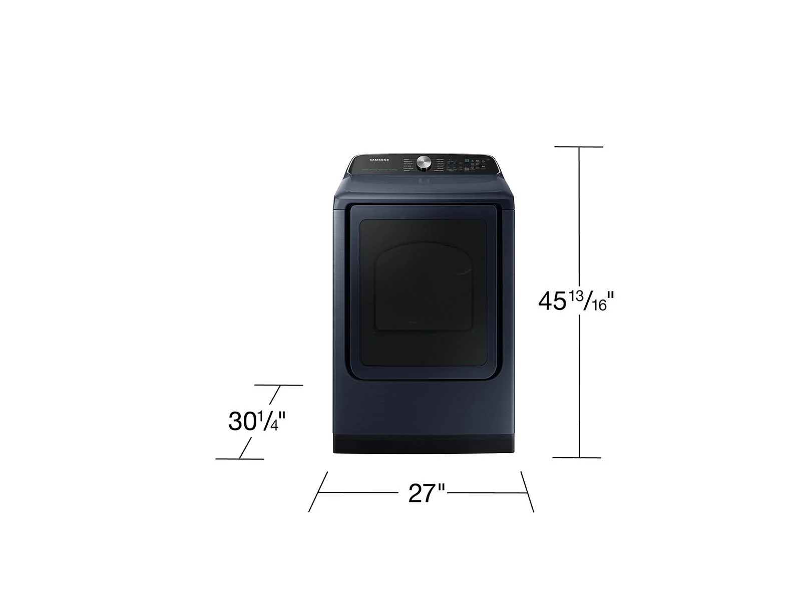 SAMSUNG DVG54CG7150D 7.4 cu. ft. Smart Gas Dryer with Pet Care Dry and Steam Sanitize+ in Brushed Navy Blue - Image 5