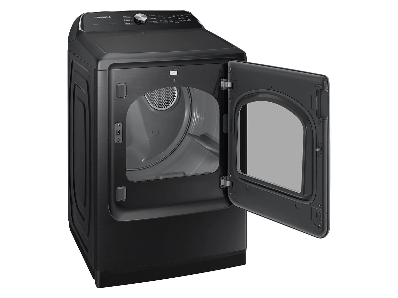 SAMSUNG DVG55CG7100V 7.4 cu. ft. Smart Gas Dryer with Steam Sanitize+ in Brushed Black - Image 9