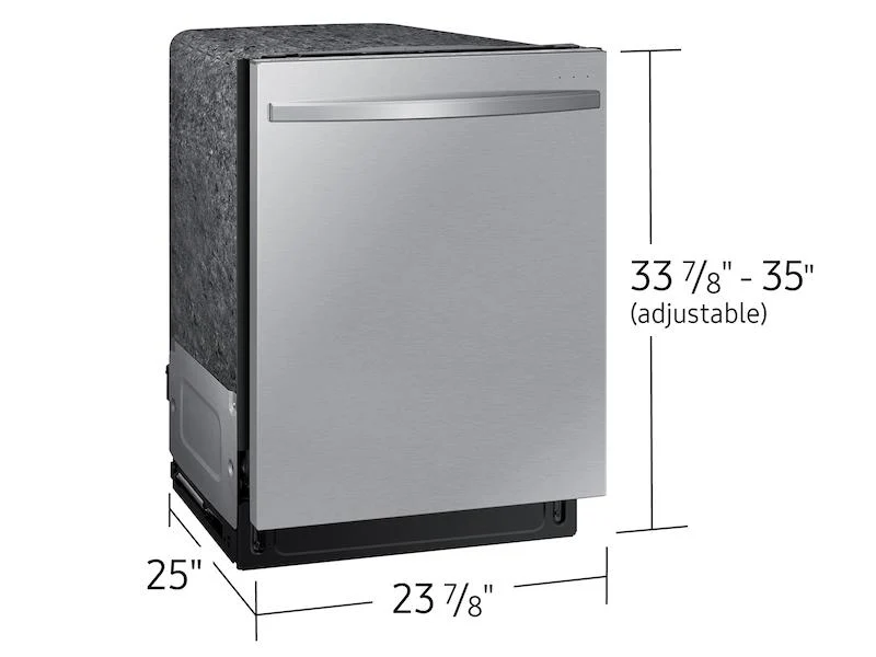 SAMSUNG DW80B7071US AutoRelease Smart 42dBA Dishwasher with StormWash+™ and Smart Dry in Stainless Steel - Image 3