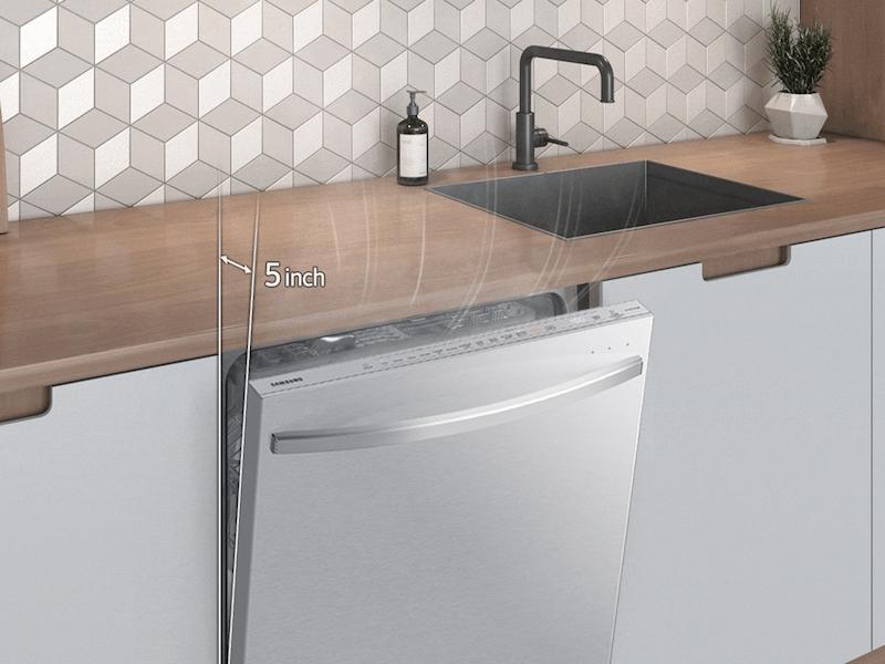 SAMSUNG DW80B7071US AutoRelease Smart 42dBA Dishwasher with StormWash+™ and Smart Dry in Stainless Steel - Image 8