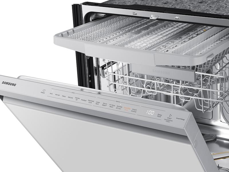 SAMSUNG DW80BB707012 Bespoke AutoRelease Smart 42dBA Dishwasher with StormWash+™ and Smart Dry in White Glass White - Image 11