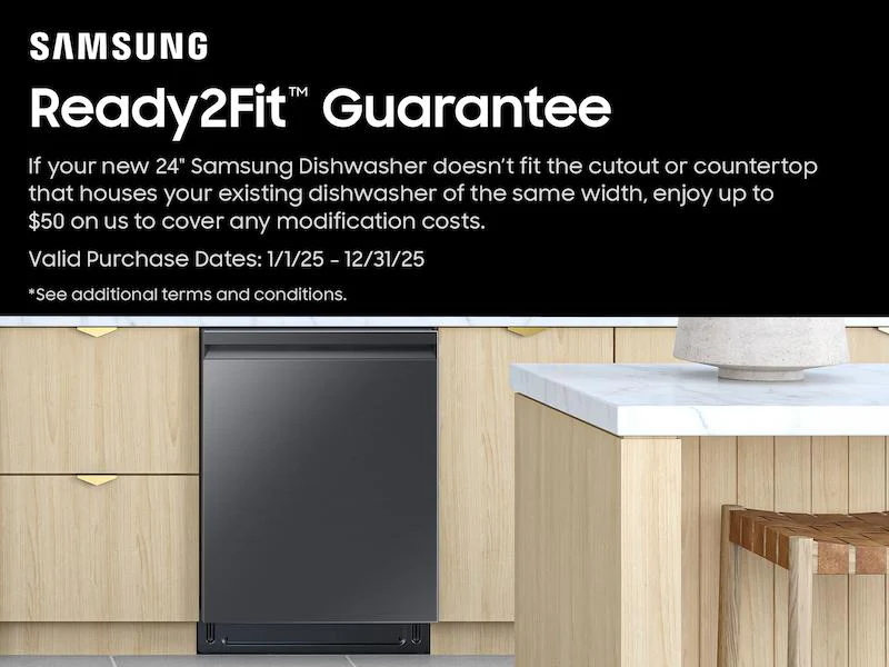SAMSUNG DW90F89T0UMT 38 dBA Bespoke Smart Dishwasher with 3rd Rack Washing System in Fingerprint Resistant Matte Black Steel - Image 11