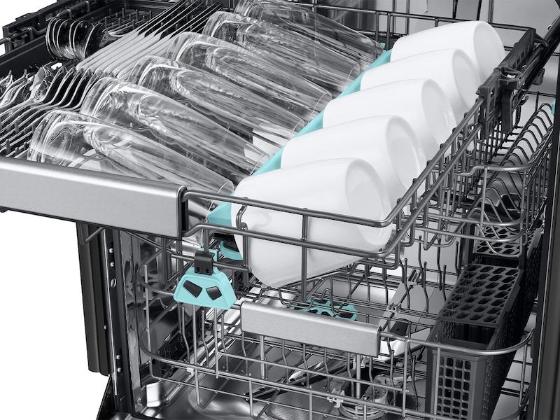 SAMSUNG DW90F89T0USR 38 dBA Bespoke Smart Dishwasher with 3rd Rack Washing System in Fingerprint Resistant in Stainless Steel - Image 10