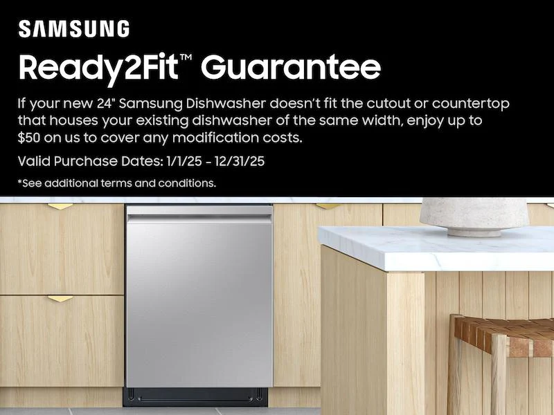 SAMSUNG DW90F89T0USR 38 dBA Bespoke Smart Dishwasher with 3rd Rack Washing System in Fingerprint Resistant in Stainless Steel - Image 11