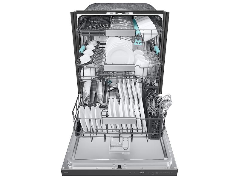 SAMSUNG DW90F89T0USR 38 dBA Bespoke Smart Dishwasher with 3rd Rack Washing System in Fingerprint Resistant in Stainless Steel - Image 3