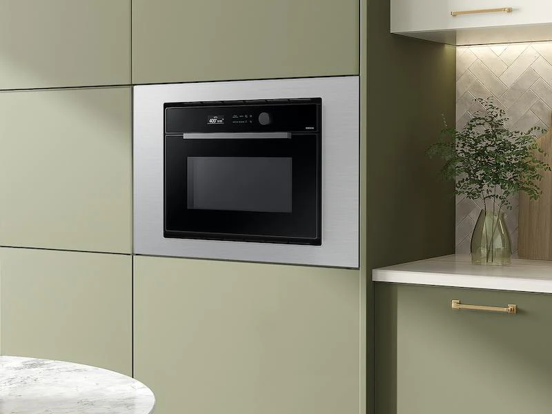 SAMSUNG MC12DB8700CK 1.2 cu. ft. Countertop Microwave with Power Convection in Black Glass Black - Image 3