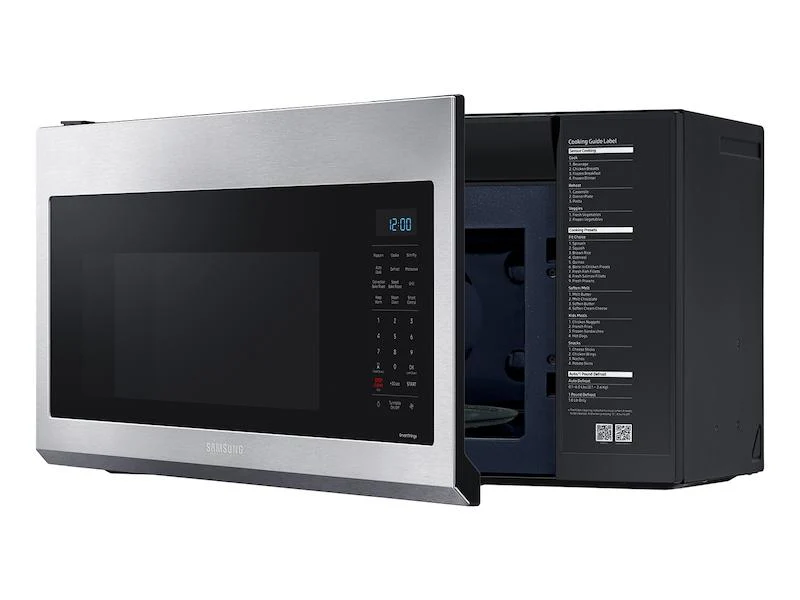 SAMSUNG MC17T8000CS 1.7 cu ft. Smart Over-the-Range Microwave with Convection & Slim Fry™ in Stainless Steel - Image 9