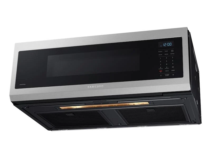 SAMSUNG ME11A7510DS 1.1 cu. ft. Smart SLIM Over-the-Range Microwave with 400 CFM Hood Ventilation, Wi-Fi & Voice Control in Stainless Steel - Image 12
