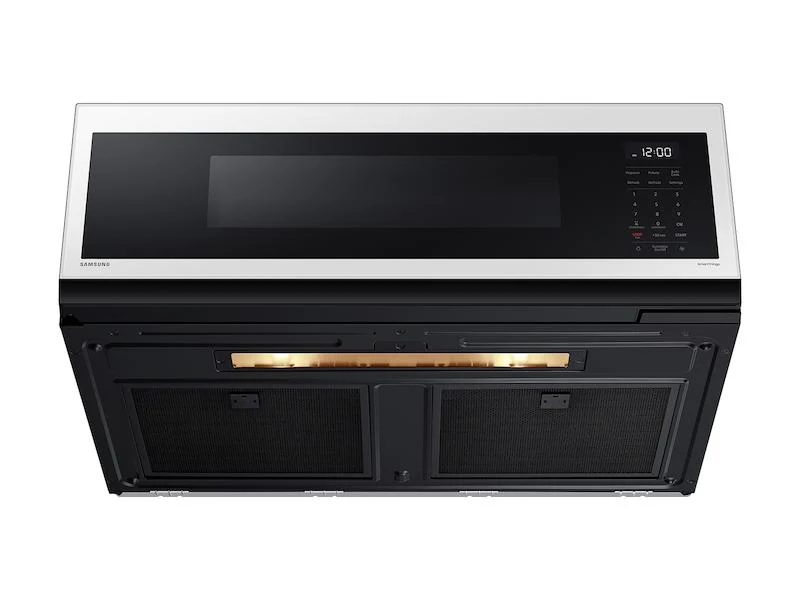 SAMSUNG ME11CB751012 1.1 cu. ft. Bespoke Smart SLIM Over-the-Range Microwave with 400 CFM Hood Ventilation, Wi-Fi & Voice Control in White Glass White - Image 11