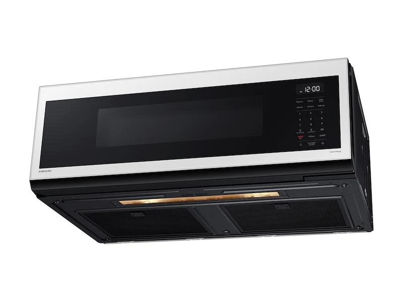 SAMSUNG ME11CB751012 1.1 cu. ft. Bespoke Smart SLIM Over-the-Range Microwave with 400 CFM Hood Ventilation, Wi-Fi & Voice Control in White Glass White - Image 12