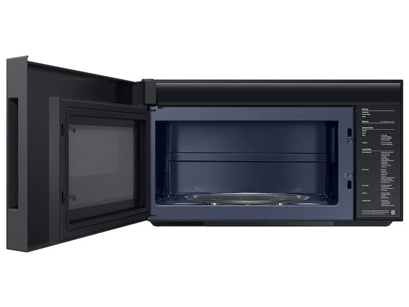 SAMSUNG ME21DB670012 Bespoke 2.1 cu. ft. Over-the-Range Microwave with Auto Dimming Glass Touch Controls in White Glass White - Image 7