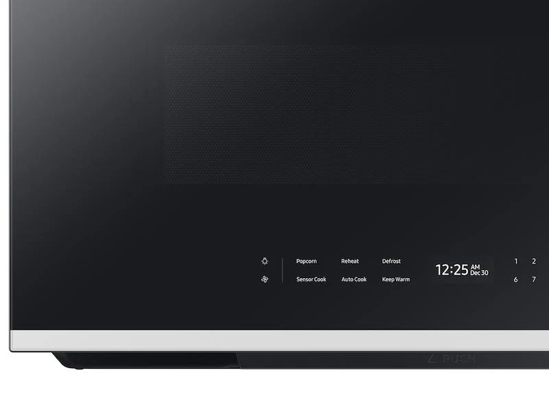SAMSUNG ME21DB670012 Bespoke 2.1 cu. ft. Over-the-Range Microwave with Auto Dimming Glass Touch Controls in White Glass White - Image 8