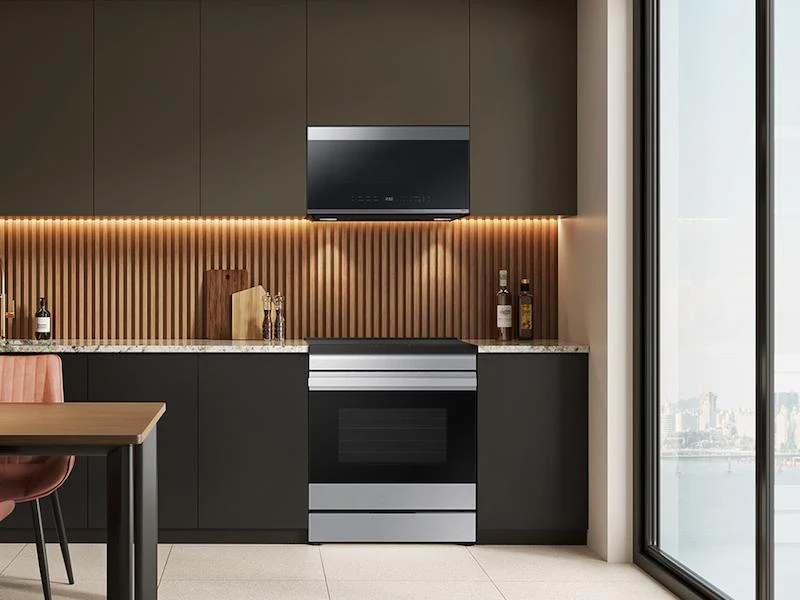 SAMSUNG ME21DG6500SR Bespoke 2.1 cu. ft. Over-the-Range Microwave with Edge to Edge Glass Display in Fingerprint Resistant in Stainless Steel - Image 6