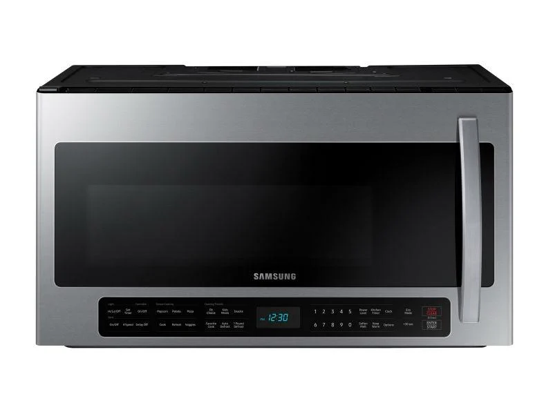 SAMSUNG ME21R7051SS 2.1 cu. ft. Over-the-Range Microwave with Sensor Cooking in Fingerprint Resistant in Stainless Steel