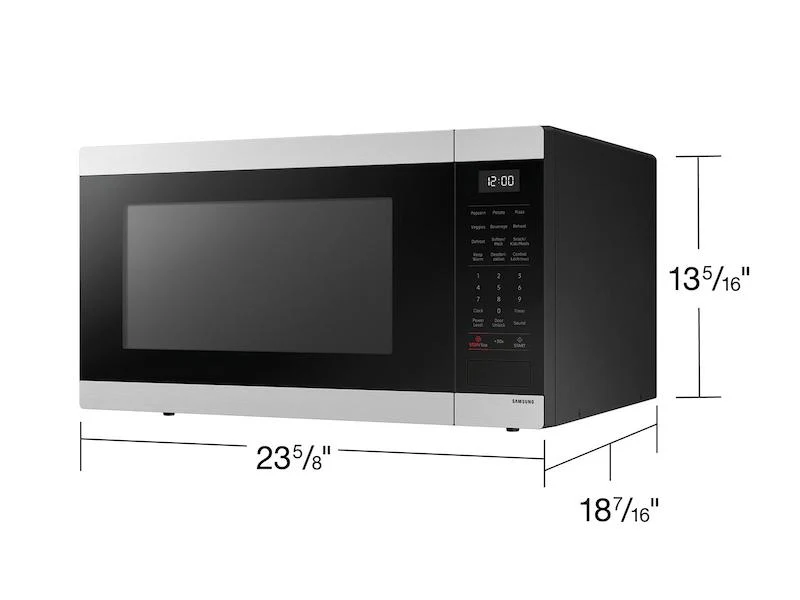 SAMSUNG MS19DG8500SR 1.9 cu. ft. Countertop Microwave with Sensor Cooking in Stainless Steel - Image 2