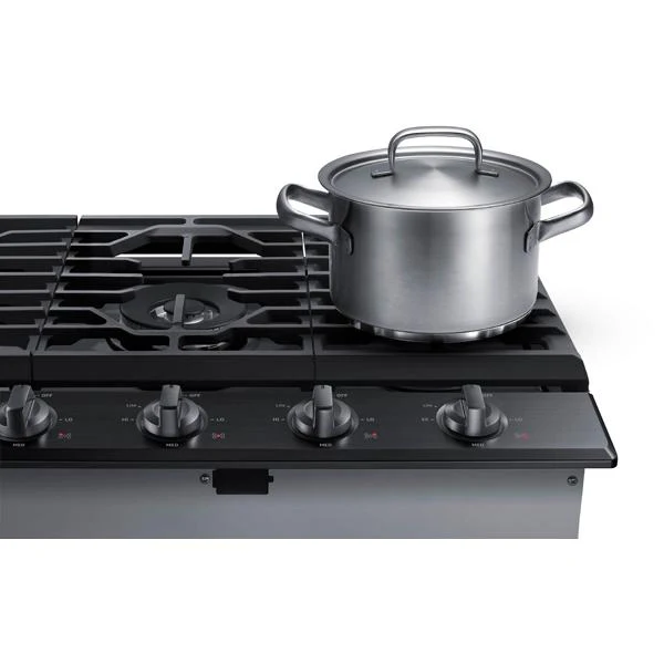 SAMSUNG NA30N6555TG 30" Gas Cooktop (2018) Black in Stainless Steel - Image 10