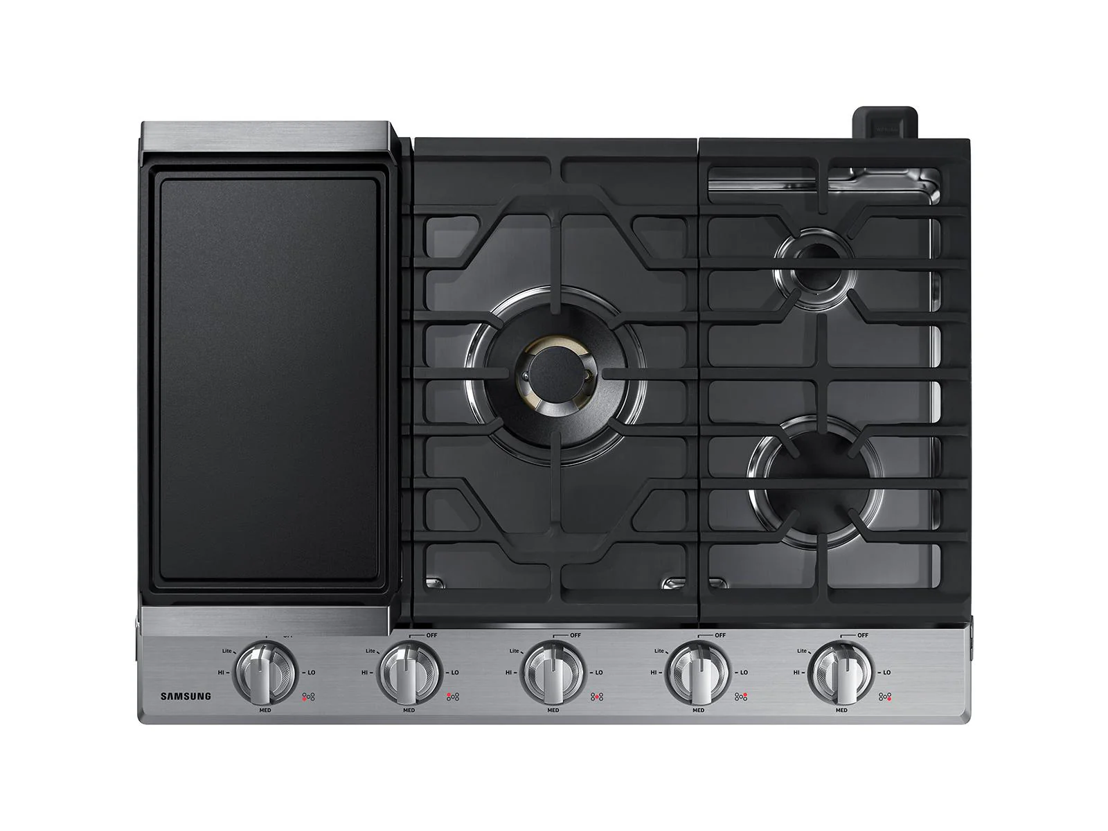 SAMSUNG NA30N7755TS 30" Gas Cooktop with 22K BTU True Dual Power Burner (2018) in Stainless Steel - Image 13