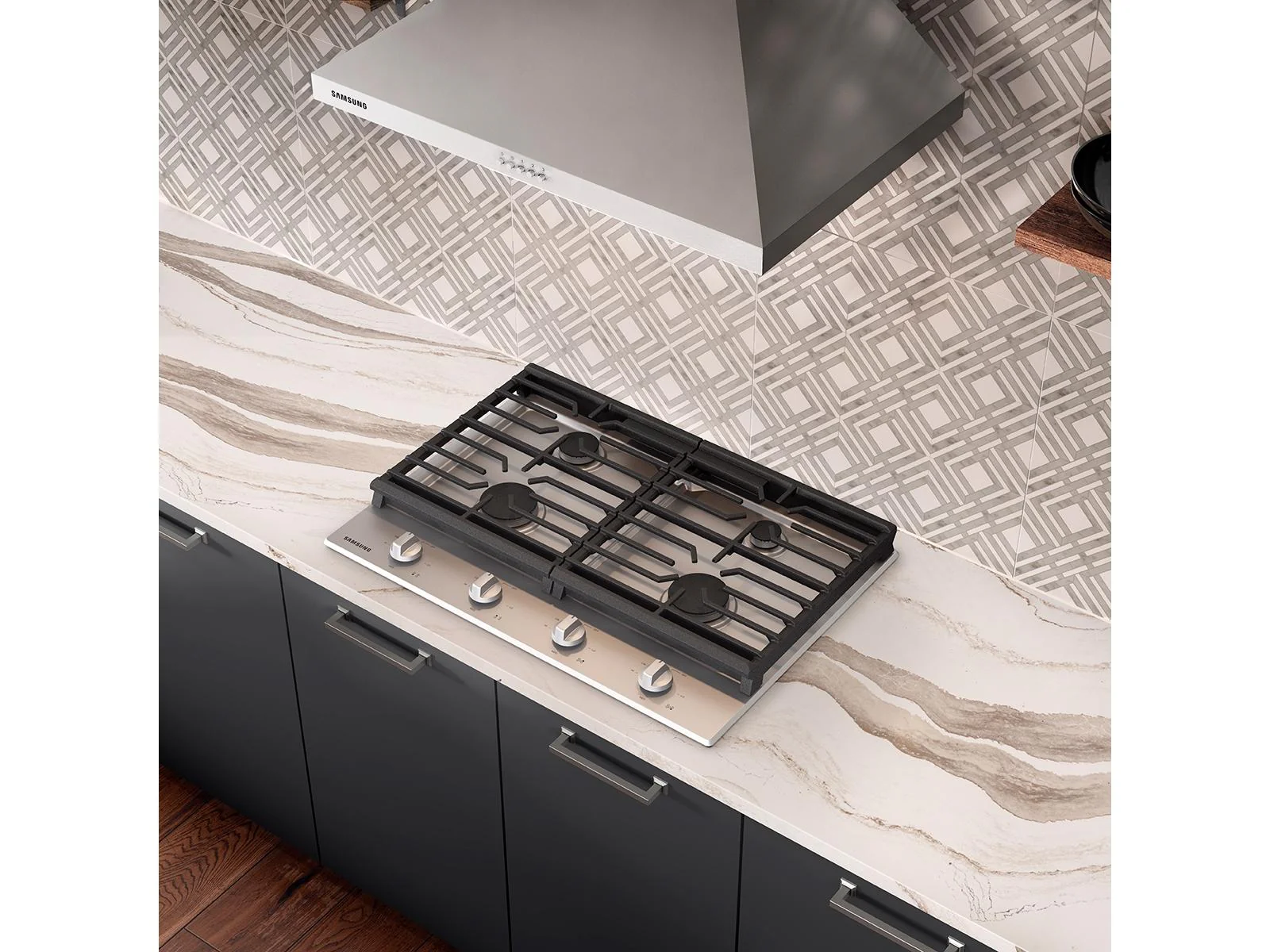 SAMSUNG NA30R5310FS 30" Gas Cooktop in Stainless Steel - Image 5